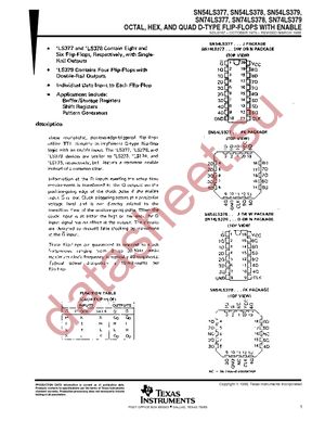 SN74LS377DW datasheet  